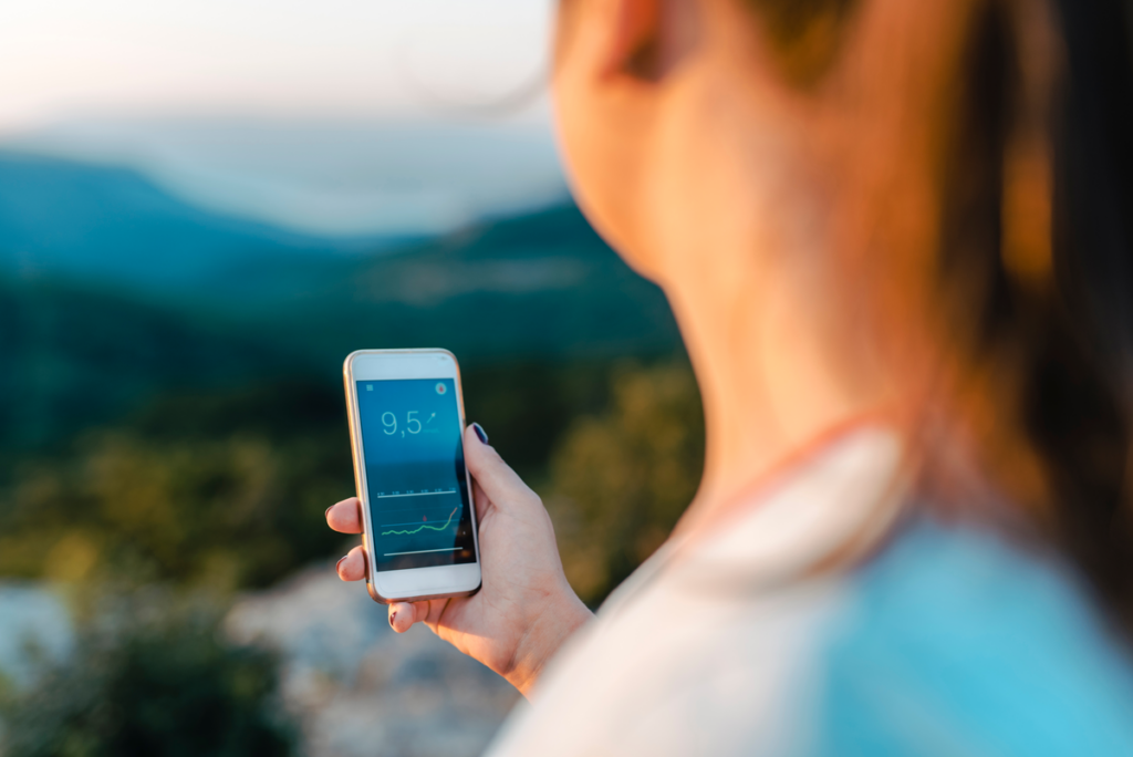 Glucose monitoring app